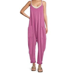 Free People Hot Shot Onesie Neon Magenta Size Small